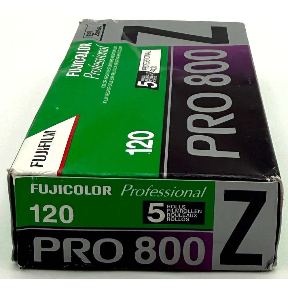 Fujifilm Fujicolor Pro 800Z 120 Color Negative Film 5 Roll Pack EXP 2012 Sealed